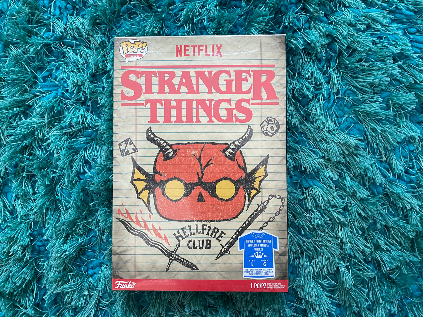 .Geekienda - Funko Pop tees playera Stranger Things hellfire club - Netflix Stranger Things