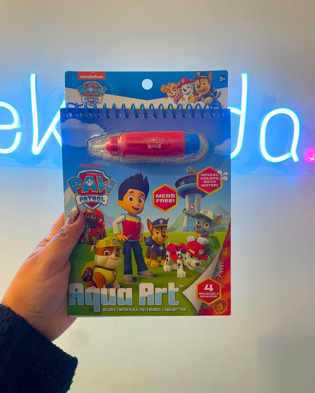Geekienda - Aqua art libreta mágica y plumón mágico de  pawpatrol - programas infantiles Paw patrol papelería