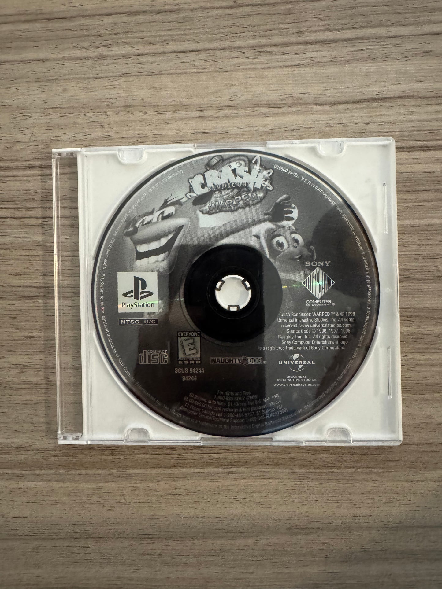 Crash bandicoot warped (crash 3)- playstation videojuegos geekienda