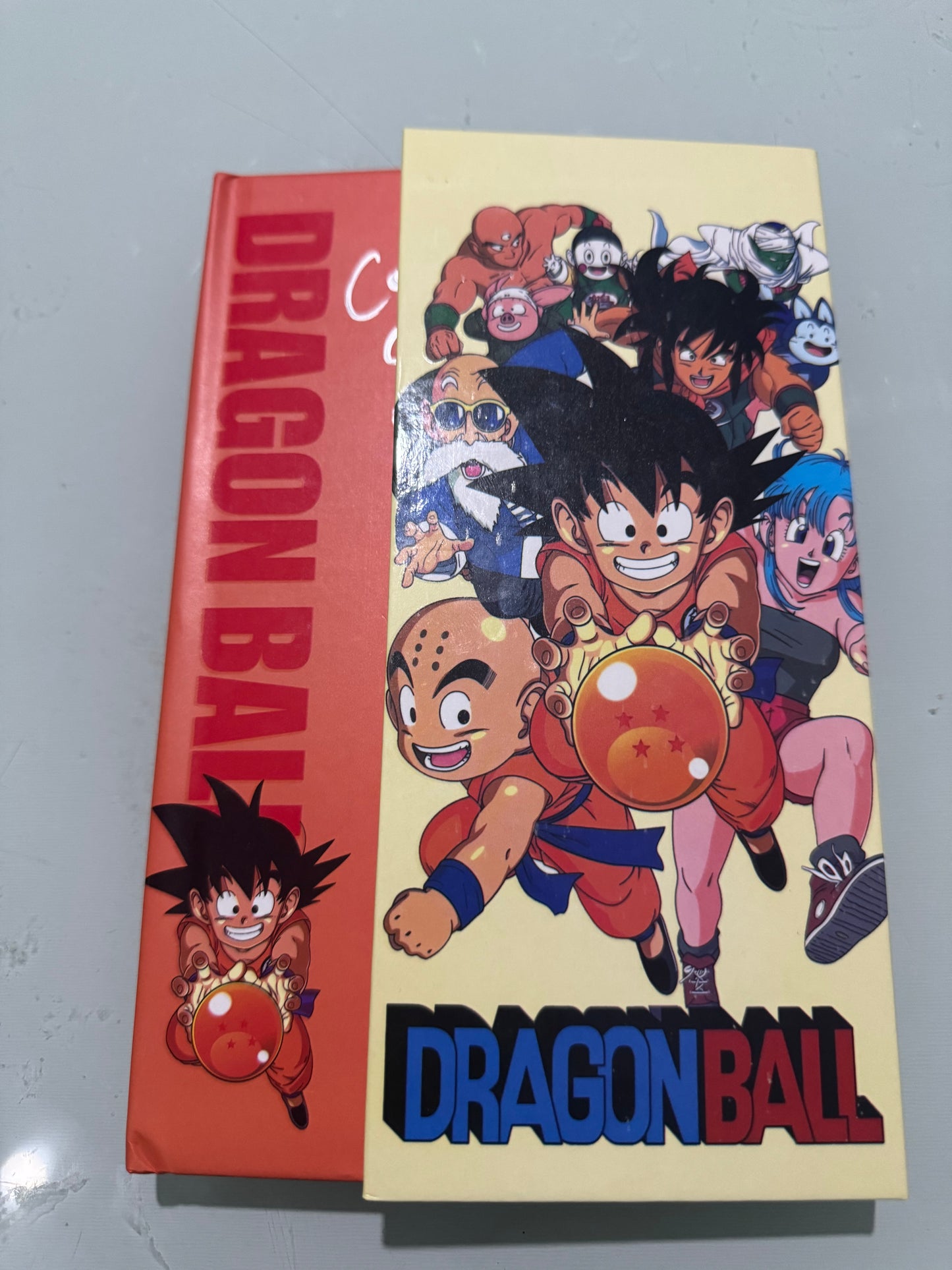 .Geekienda - dragon ball z libreta con agenda autografiada por Adrián Barba - papelería programas infantiles manga superheroes anime