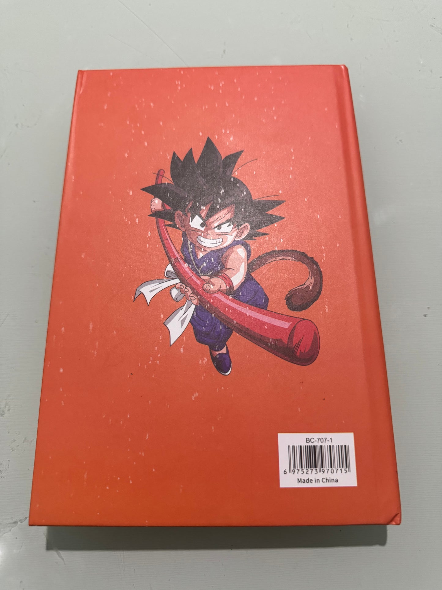 .Geekienda - dragon ball z libreta con agenda autografiada por Adrián Barba - papelería programas infantiles manga superheroes anime