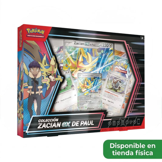 .Geekienda - Pokemon TCG Escarlata y Purpura: Hop y Zacian Ex Box En Español