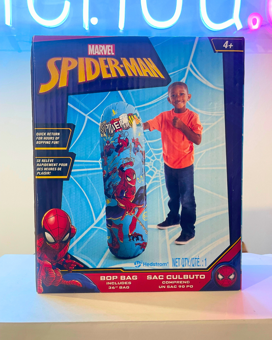 .Geekienda -Bop bag Saco de boxeo de Spiderman  - Marvel programas infantiles