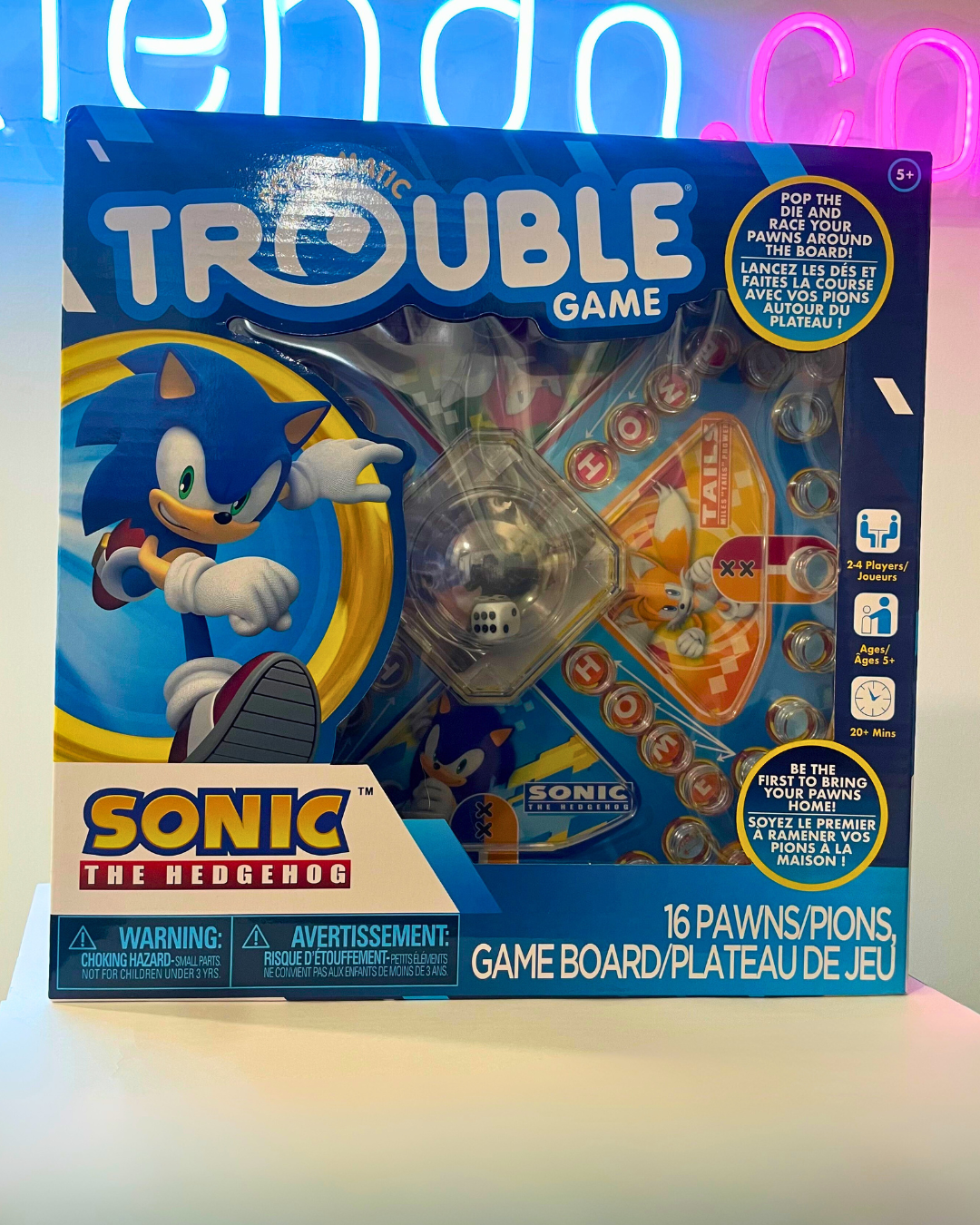 .Geekienda - sonic pop o matic trouble game juego de mesa -sonic programas infantiles