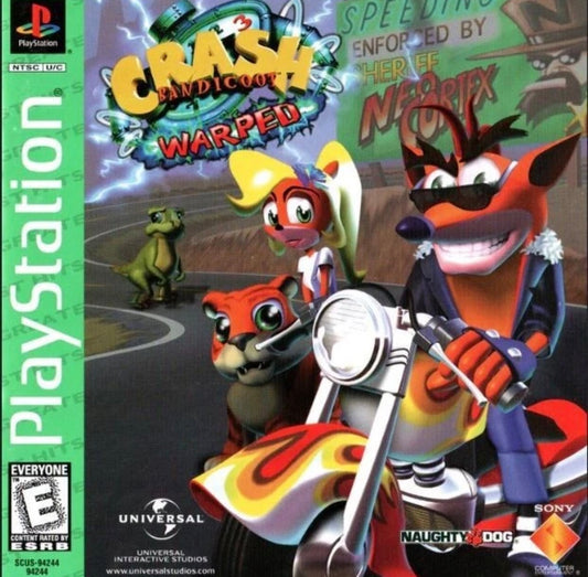 Crash bandicoot warped (crash 3)- playstation videojuegos geekienda