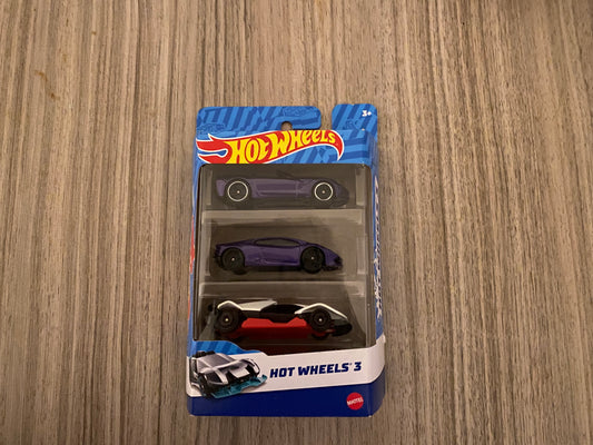 .Geekienda - Hotwheels set 3 vehiculos basico